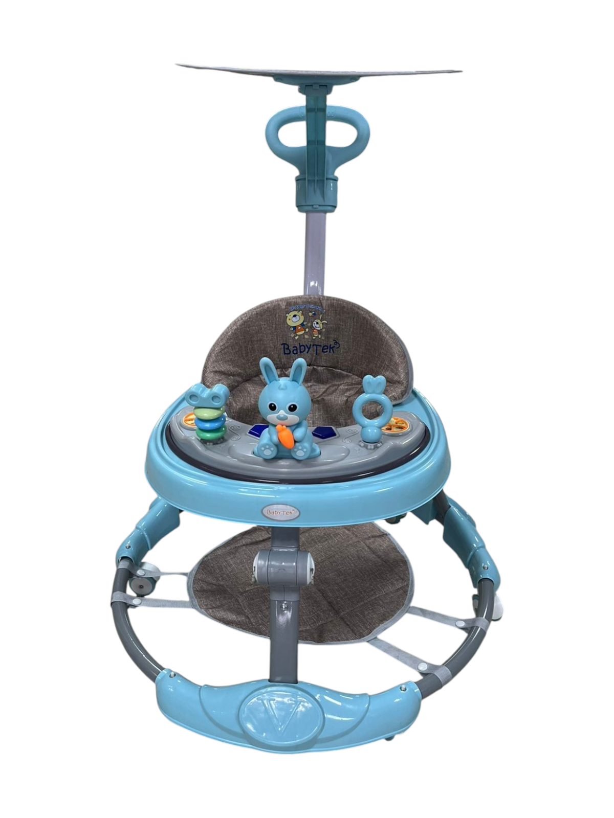 ANDADERA SEMILUJO DE CONEJO COLOR AZUL MODELO TEK 1015