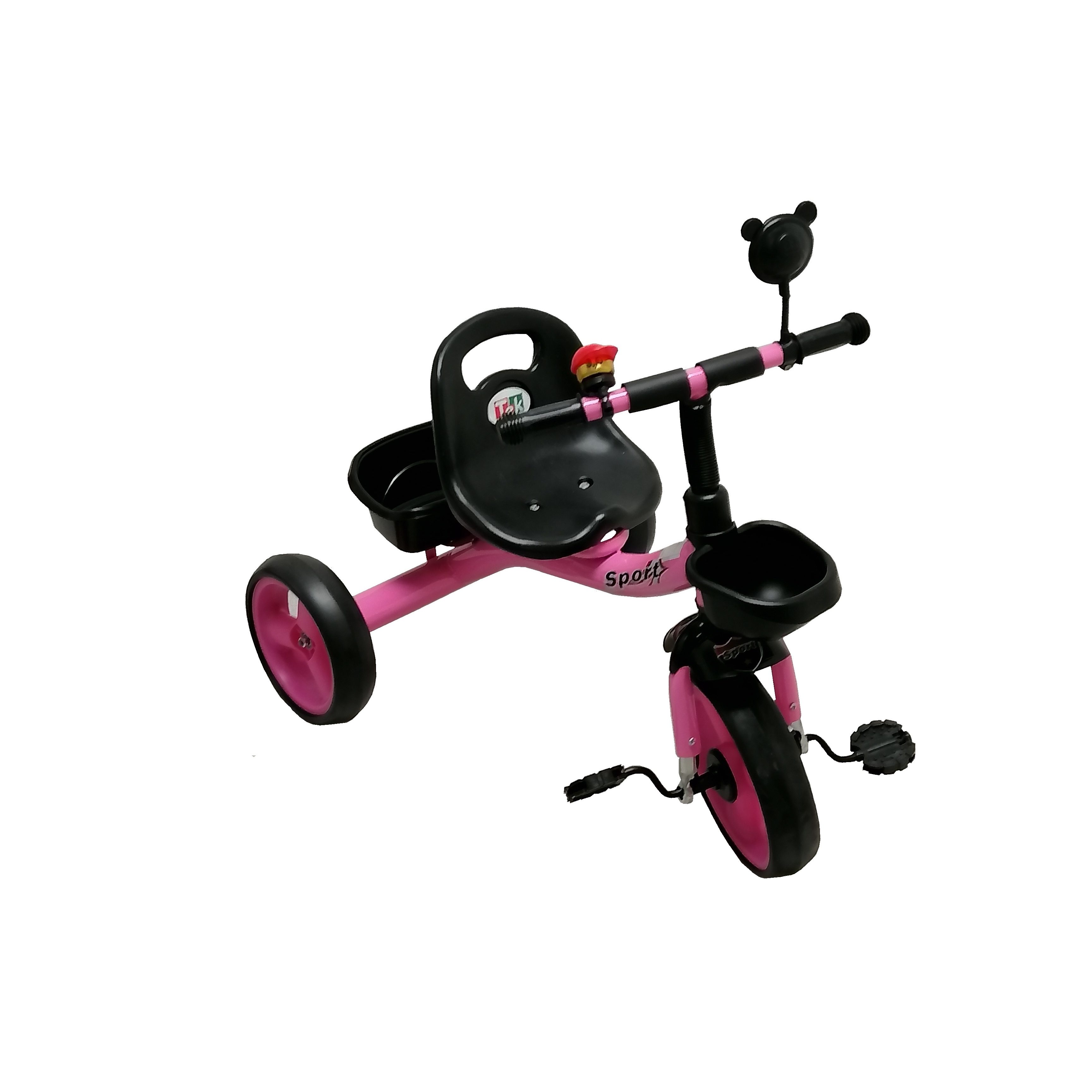 TRICICLO MIKY CON TORRETA COLO ROSA MODELO TEK 805N