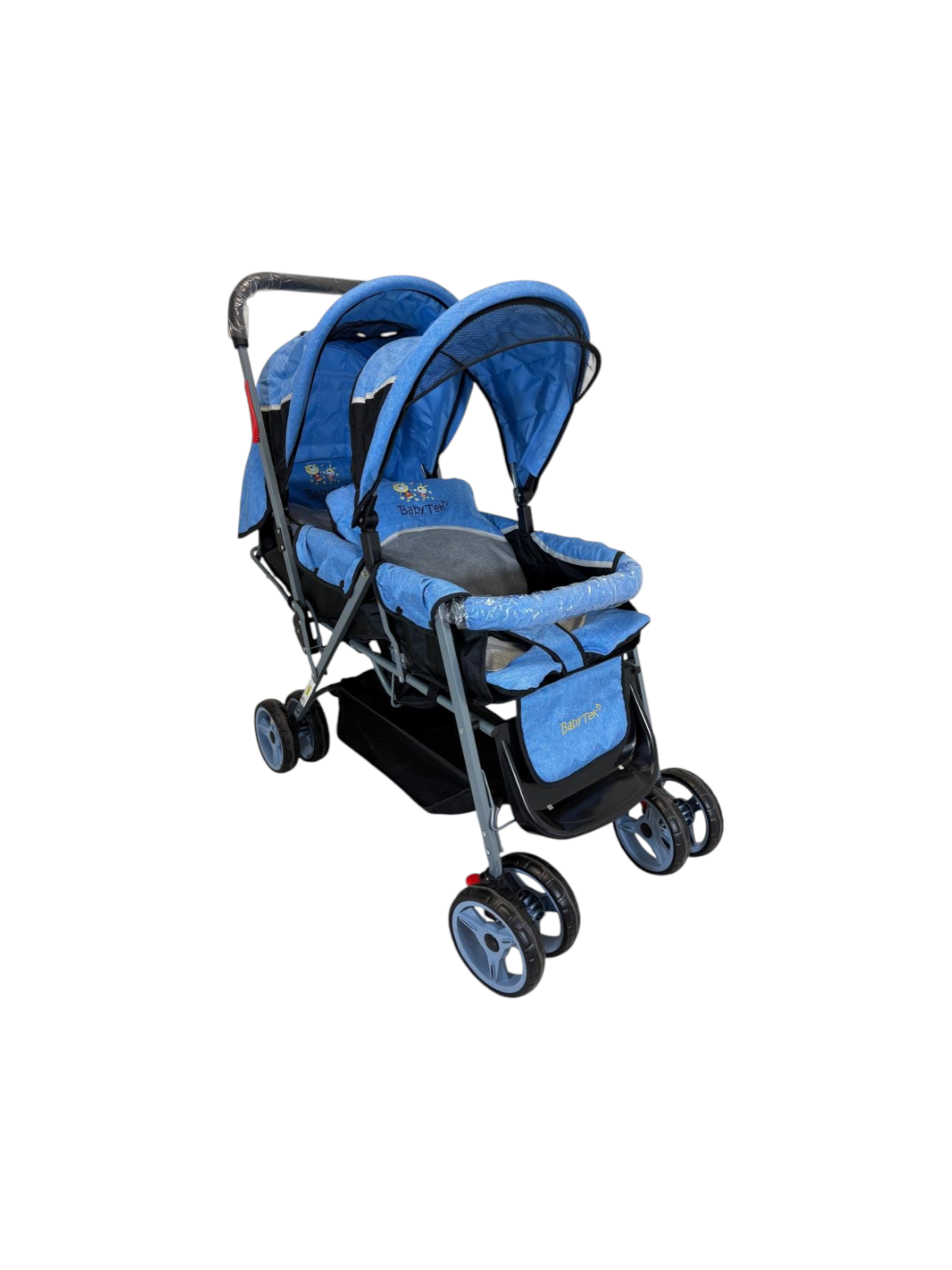 CARRIOLA DOBLE COLOR AZUL MODELO P-F 