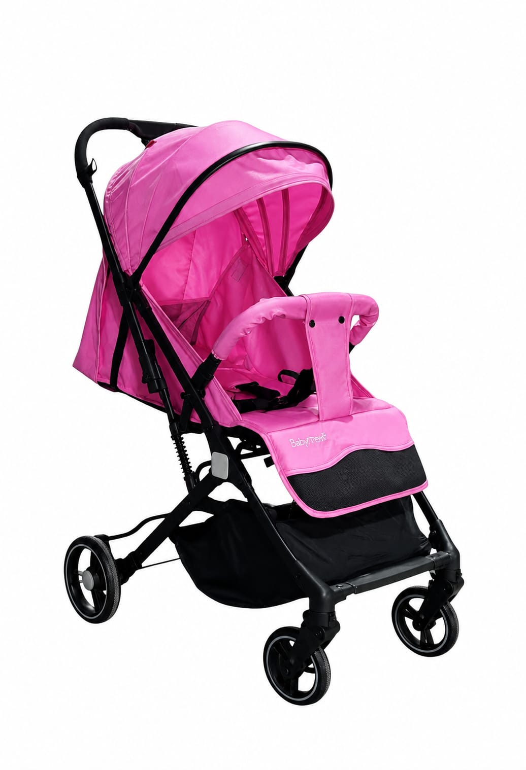 CARRIOLA VIAJERA COMPACTA COLOR ROSA MODELO H-C